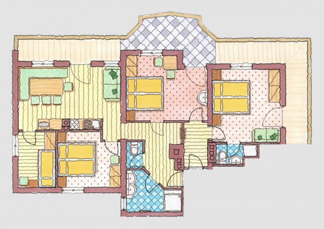 Appartement "Frauenkogel" Grundriss