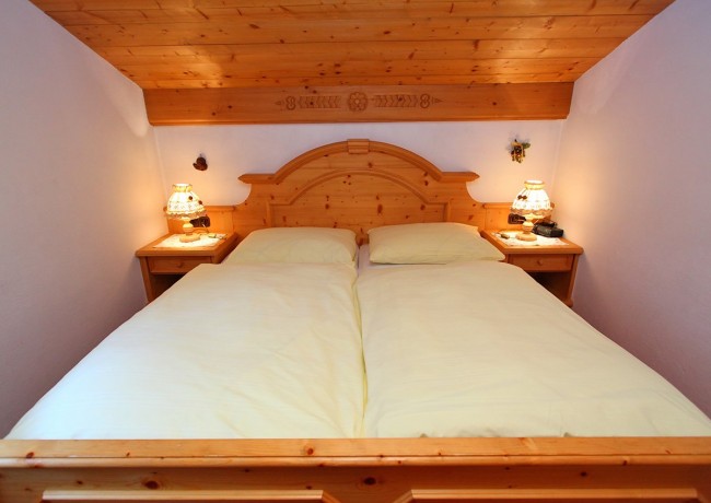 Appartement Saukarkopf Schlafzimmer