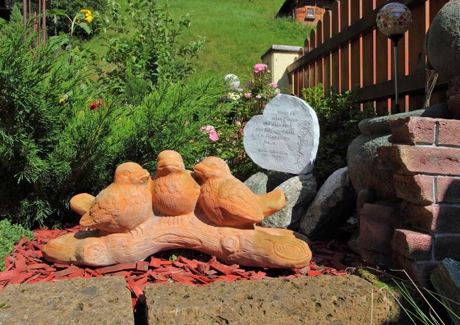 Dekoration im Garten